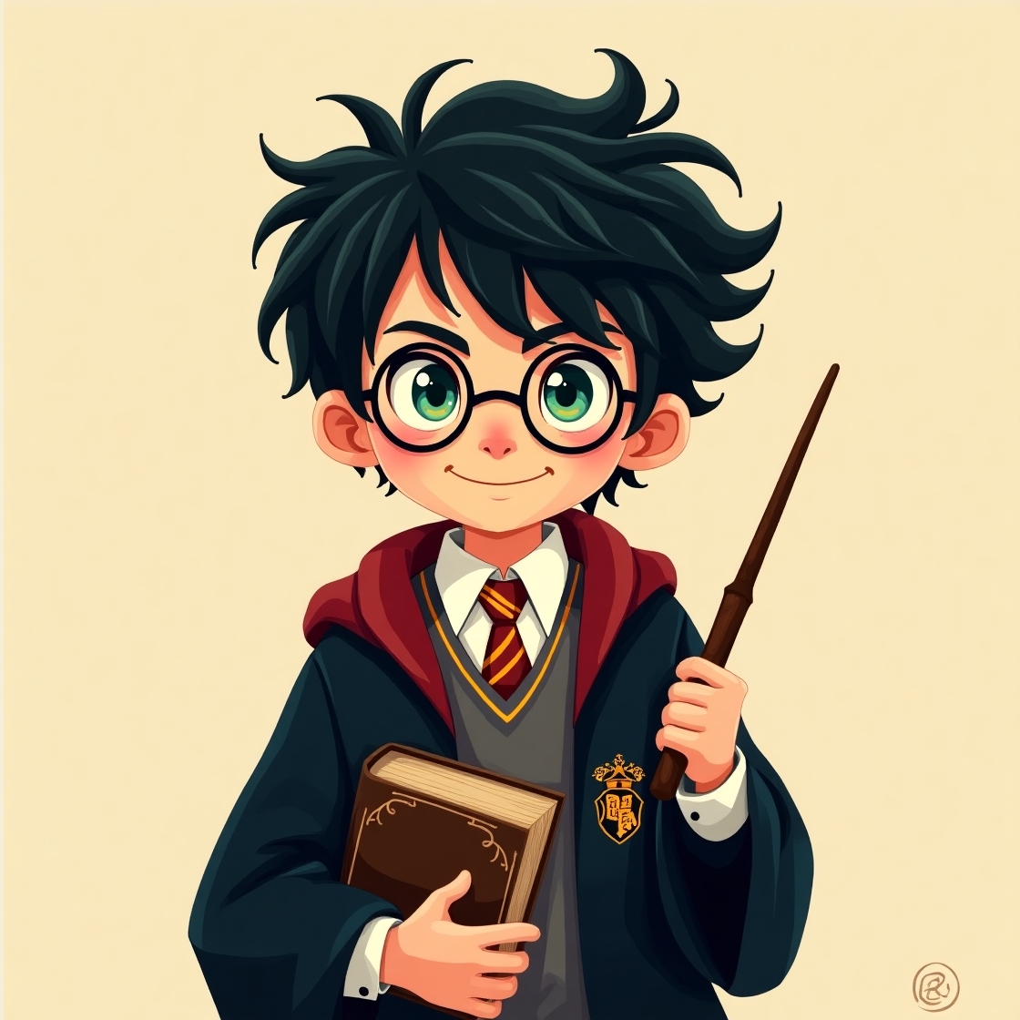Harry Potter em forma de desenho
